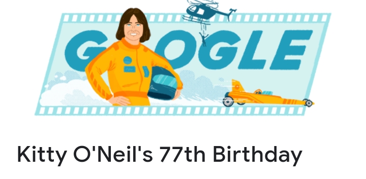 Google Doodle: Kitty O'Neil Hindi
