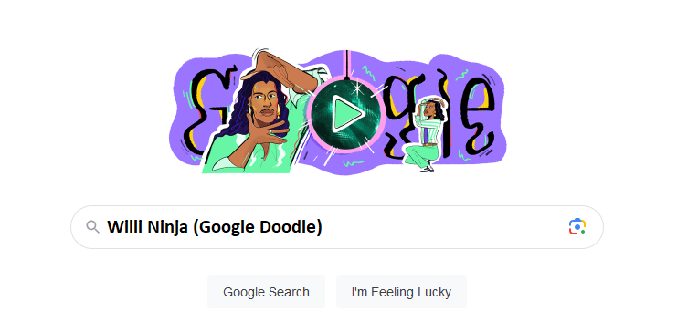 Google Doodle Willi Ninja Hindi